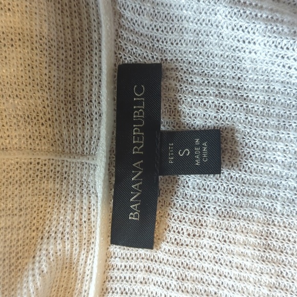 Banana Republic Long White Knit Cardigan - Picture 4 of 8